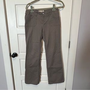 Green Flare Utility Pant